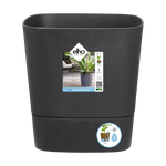 greensense aqua care vierkant 30cm houtskoolgrijs